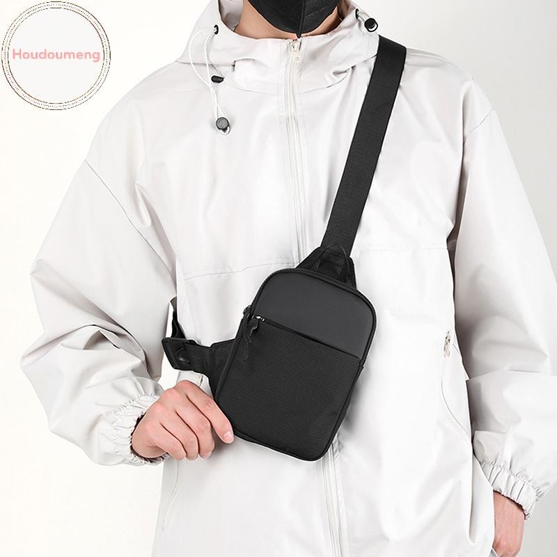 Hodou Nam Ngực Túi Thời Trang Nhỏ Vải Đeo Vai Túi Đeo Ngang Cho Người Vải Sling Thể Thao Đeo Chéo Điện Thoại Nam Túi Xách VN