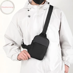 Hodou Nam Ngực Túi Thời Trang Nhỏ Vải Đeo Vai Túi Đeo Ngang Cho Người Vải Sling Thể Thao Đeo Chéo Điện Thoại Nam Túi Xách VN