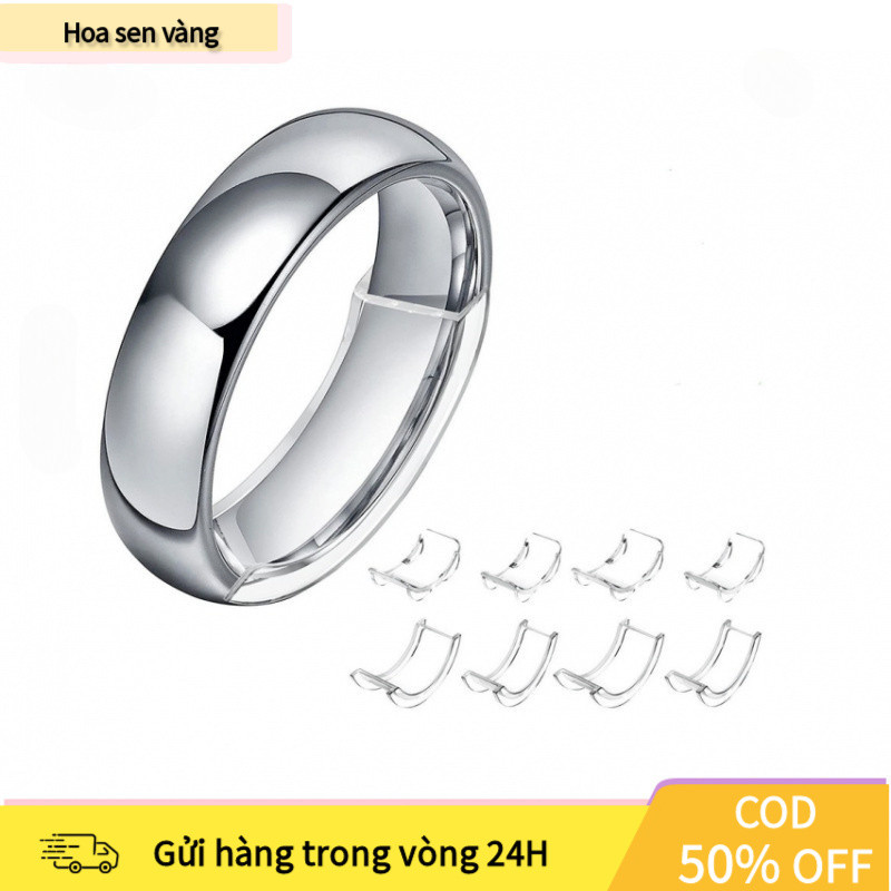 【24H】Phụ Kiện Thu Nhỏ Kích Thước Nhẫn - Bộ 8 Đệm Silicon Mềm Mại - Thiết Kế Vô Hình Tiện Lợi