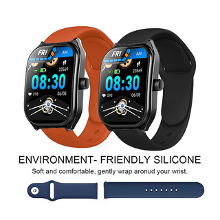 Dây đeo silicon mềm thoáng khí cho dây đeo đồng hồ cao su đường cong Aolon