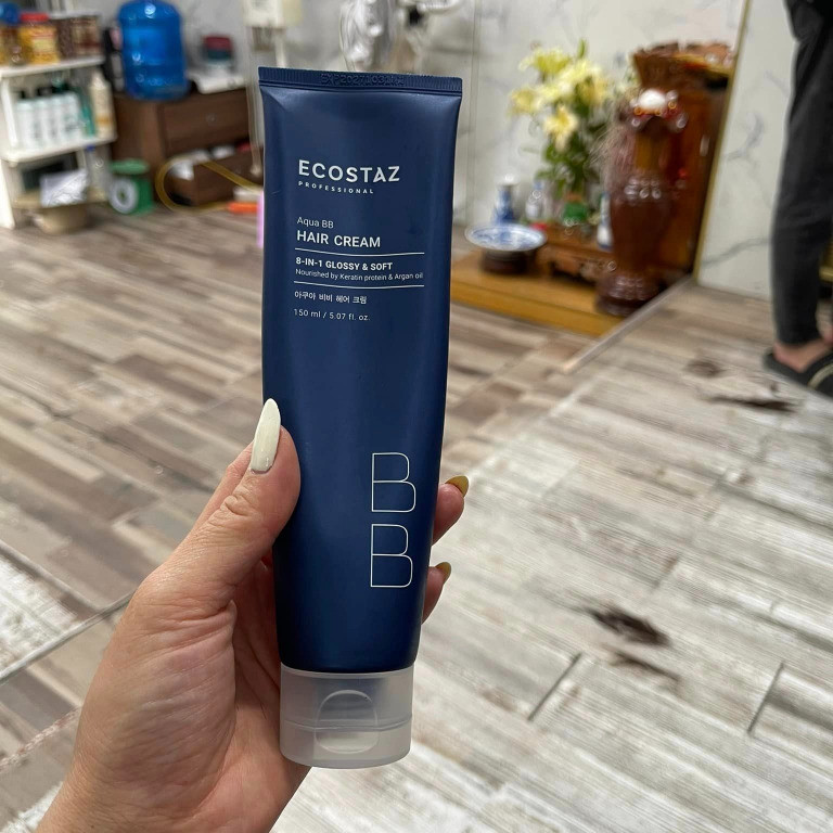 Kem xả khô Ecostaz phục hồi và dưỡng tóc mềm mượt Aqua BB Hair Cream 150ml [ MK ]