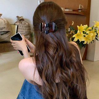 [GiuDiu] Vuốt Tóc Hình Trái Tim - Kẹp Cá Mập Đầu Lưng - Phụ Kiện Tóc Trang Điểm & Giá Đỡ Đuôi Ngựa - Dành Cho Nữ và Bé Gái