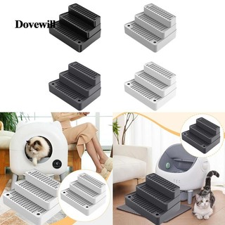 Kẹp hộp đựng rác, Ghế đẩu, Thảm có thể tháo rời, Tấm lót có thể giặt được, Dễ lau chùi, Cầu thang xả rác cho mèo, 3 bước cho mèo nhỏ