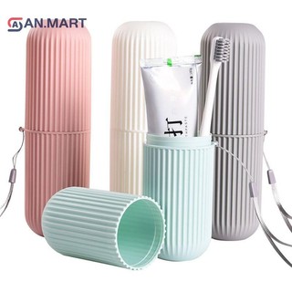 Bigdealssuper Du Lịch Di Động Bàn Chải Đánh Răng Cốc Phòng Tắm Kem Đánh Răng Hộp Bảo Quản Hộp Bảo Quản Du Lịch Đồ Vệ Sinh Lưu Trữ Cốc Ý Tưởng Mới Siêu
