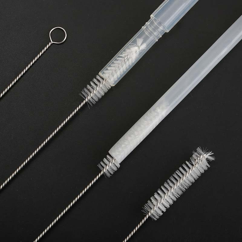 【24H】SET 5-10 Que Cọ Ống Hút Inox Dày - Dụng Cụ Vệ Sinh Ống In Out Hồ Cá - Chổi Cọ Bình Nước Cao Cấp