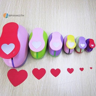 BRYANKEIH Giấy Dễ Thương Shaper Cắt DIY Thẻ Làm Lỗ Hình Trái Tim Đục Lỗ Tiện Lợi Thêu Sò Quà Tặng Handmade COD