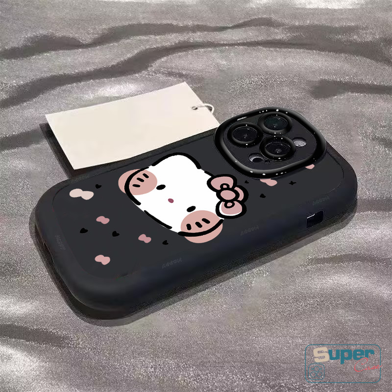 Ốp Lưng Samsung A06 A16 A05S A15 A13 A23 A02S A04 A03 A34 A04S A12 A14 A03S A32 A24 A35 A51 A52 A53 A33 A55 A05 A22 A54 Phim Hoạt Hình Thời Trang Hello Kitty Nơ Trái Tim Mềm