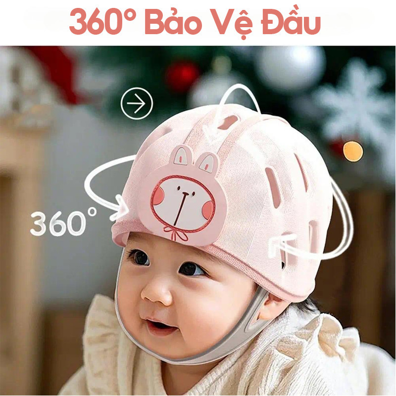 Mũ Bảo Vệ Đầu Cho Bé,Bảo Vệ Đầu Kiểu Hàn Nhẹ,Quà Tặng Thiết Thực Cho Các Bé Mới Tập Đi