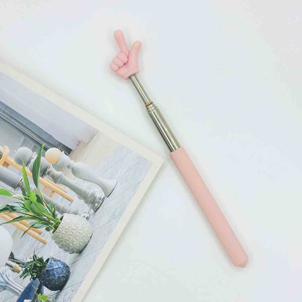 Que chỉ bảng cho giáo viên hình ngón tay, giáo cụ dạy học tiếng anh đồ dùng học tập có thể thu gọn và kéo dài