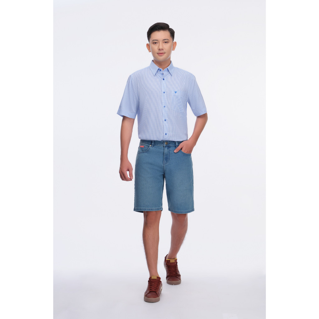 Quần Short Jean VIETTIEN SMART CASUAL vải Cotton form REGULAR VT00000513