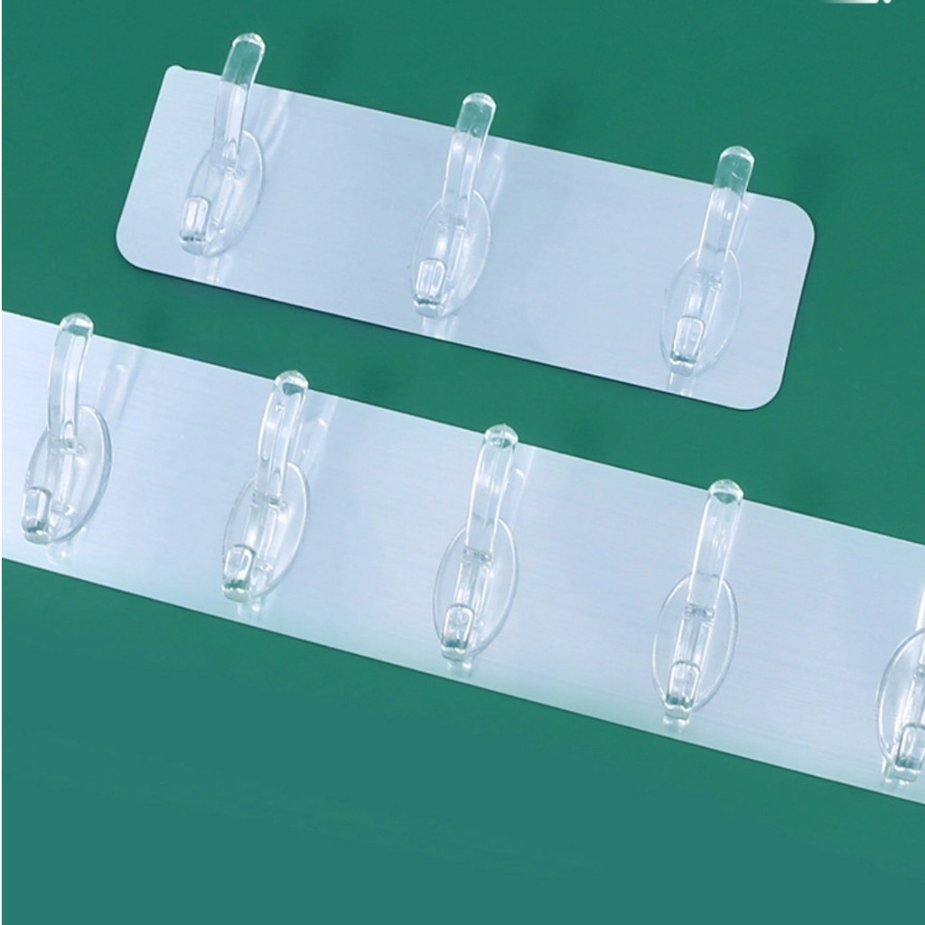 Bộ móc dính cho mũ và quần áo, chất liệu Acrylic, lý tưởng để treo theo hàng