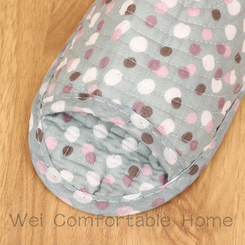 Dép Mục Vụ Đế Mềm Tắt Tiếng Dép Nam Quilted Cotton Thoáng Khí Dép Bán Buôn Đế Mỏng
