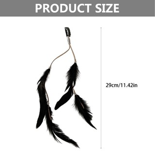 Vipdeal1 Phong Cách Bohemian Lông Vũ Trang Trí Tóc Kẹp Tóc Trang Trí Cho Mặc Hàng Ngày