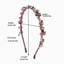 FF Shimmering Wedding Headpiece Mềm Đệm Chống Ẩm Kế Hoạch Thích Hợp Cho Người Lớn Và Trẻ Em
