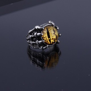 Nhẫn cổ điển Gothic Evil Eye Dragon Claw - Trang sức đám cưới Halloween