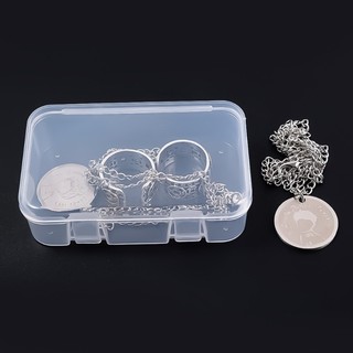 1 / 3 / 5 Hộp đựng đồ trang sức trong suốt hình chữ nhật - Hộp đóng gói vật phẩm nhỏ bằng nhựa