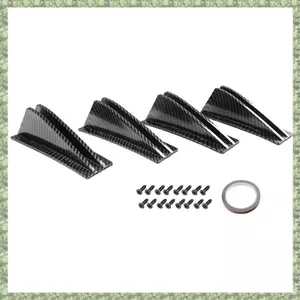 Đa Năng 4 Cái / bộ Bộ Khuếch Tán Cản Sau Ô Tô Cánh Gió ABS Chống Va Chạm Cản Sau Máy Khuếch Tán Môi Các Bộ Phận Thay Thế A