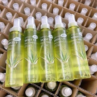 [Y284b] [HỎA TỐC] Xịt khoáng lô hội Aspasia Moist Up Face Mist Hàn Quốc 150ml - Nha đam dưỡng trắng da, giữ ẩm