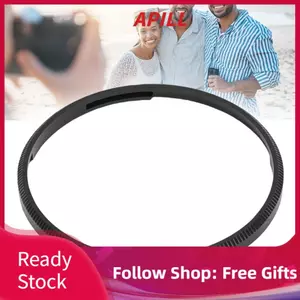 Apill Vòng trang trí ống kính Zyyini Hợp kim nhôm trang trí cho máy ảnh GR4 với đường viền thời trang Vừa vặn chính xác và chống trầy xước (Màu đen)