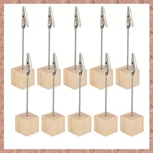 10 CÁI Giá đỡ ghi chú dọc để ghi nhớ trang trí nhà tiệc cưới Hình ảnh sinh nhật (R F C V)