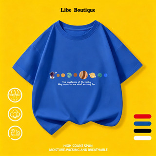 (Giao hàng trong 24 giờ) Áo Thun Unisex In Vũ Trụ Phi Hành Gia, Thoáng Mát Thấm Mồ Hôi, Nhiều Màu Lựa Chọn