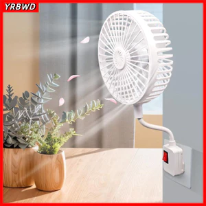 Quạt tiết kiệm năng lượng YRBWD, Quạt ổ cắm tiết kiệm không gian có thể điều chỉnh 360 độ, Quạt hoạt động yên tĩnh gắn trên tường USB làm mát Phòng ngủ