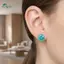 Springevenstar Nhiều Màu Mặt Pha Lê Bông Tai Thép Không Gỉ Vít Bafort Phù Hợp Với Xuyên Trang Sức Cho Lễ Hội Âm Nhạc Mặc Springevenstar