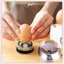 JRP Thép không gỉ Trứng Kim Trứng Puncher Đế Nhựa Hướng Dẫn Sử Dụng Lỗ Trứng luộc Dụng Cụ Nhà Bếp Dụng Cụ Đấm Trứng Chống Nổ JRP