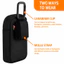 Túi lưu trữ WANYEDI MP3 MP4, Túi đựng máy nghe nhạc TPU màu đen, Vải tiện dụng Tay áo máy nghe nhạc chống sốc hàng ngày