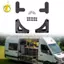 Bảng Bàn Gắn Thiết Bị RV Bền Dễ Dàng Lắp Đặt Chốt Giữ Cho Xe Kéo Motorhome Chuyến Đi