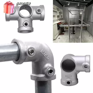 Đầu nối lắp ống GAVESTO, Chốt khung khuỷu tay 1\ 2 '' / 3\ 4 ", Ống nối ống tròn bằng thép hợp kim nhôm góc