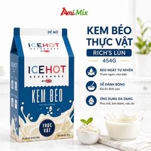 Kem Béo Thực Vật Rich's Lùn 454g Nguyên Liệu Pha Chế Chuyên Nghiệp