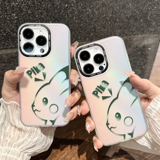 Ốp lưng silicone cao cấp in họa Pikachu đơn giản, bền đẹp được giới trẻ yêu thích Bảo Camera iPhone17/16/15/14/13/12/11