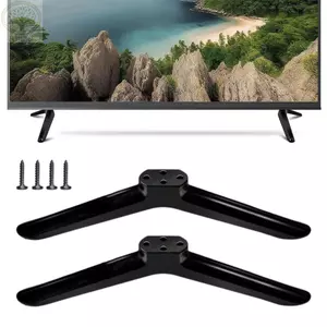 Chân đế TV AMBU, Đế đế TV đa năng màu đen, Có ốc vít Để bàn Phần cứng có thể điều chỉnh Phòng ngủ