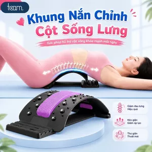 Khung Nắn Chỉnh Cột Sống Lưng GADI Kéo Giãn 4 Cấp Độ, Thiết Kế Công Thái Học Giảm Đau Mỏi Thư Giãn Vai Gáy