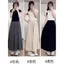 Kích thước lớn Yamamoto Culottes Eo cao ôm hơn trông rộng rãi thoải mái Quần ống rộng thông thường