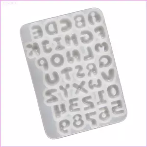 Cinna Thiết Thực Mặt Dây Chuyền Khuôn Bàn Phím Hình Chữ Cái Handmade Trang Trí Khuôn Kết Cấu Silicon Cho Đất Sét Sáp Và Nhựa Craf