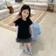 Đầm nhung gạc ngọt ngào phong cách Hàn Quốc Mùa hè Phong cách mới Thời trang phong cách trung dài