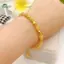 Springevenstar Vòng tay mạ vàng Thiết kế hạt rỗng Dây chuyền có thể điều chỉnh Không phai màu Trang sức hợp thời trang cho đám cưới Khách hàng mặc hàng ngày Springevenstar