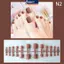 MAKY 24 Chiếc Màu Trơn Đầu Móng Tay Vuông Bấm Ngắn Trên Móng Chân Acrylic Ngón Chân Giả Móng Tay Full Cover Nhân Tạo Chân Nối Dài Mẹo VN