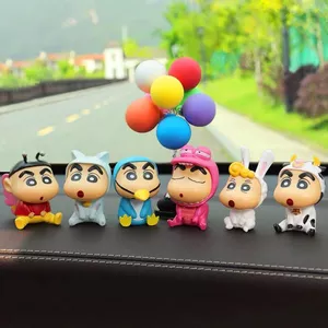 Influencer Crayon Shin-Chan Điều Khiển Trung Tâm Đồ Trang Trí Sáng Tạo Xe Hoạt Hình Dễ Thương Đồ Trang Trí Búp Bê Trang Trí Đồ Trang Trí 26.3.22