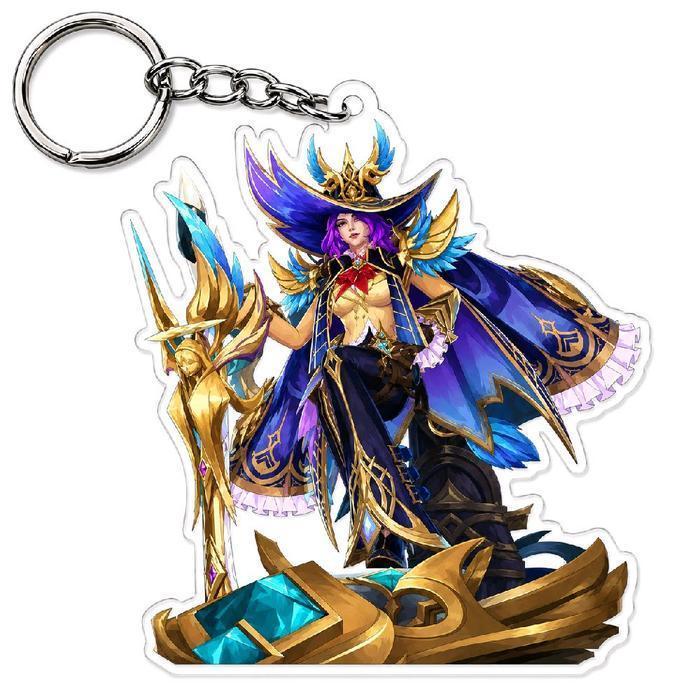 Gantungan Kunci MLBB Custom Nama & Hero Favorit Bahan Aklirik Premium untuk Penggemar Game MLBB - gord