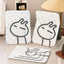 Đầu thỏ trắ trắng đơn giảnGấp gọn, mang theo dễ dàngKính đơp mini tiện dụng