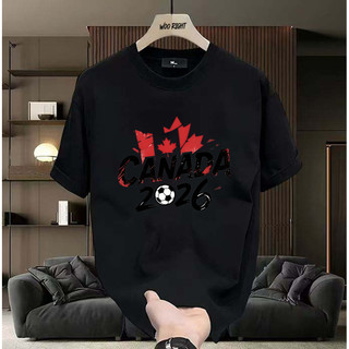 COD✅(Hồ Chí Minh)🚚 Áo thun nam bóng đá Canada 2026 Oversize HOT