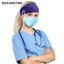 Dây buộc tóc y tế Mặt nạ nút chống rối Dây buộc tóc đàn hồi In thấm mồ hôi Thể thao rộng vành Retro 6.186.18 RJ7X