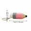 QEARY 3D In Bút Chì Móc Chìa Khóa, Mô Phỏng Sáng Tạo Nút Ngón Tay Mặt Dây Chuyền, Ngộ nghĩnh Fidget Pop Có Thể Bấm Làm Mát Bút Chì Móc Khóa Đồ Chơi Túi Mặt Dây Chuyền