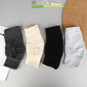 AN.MART 1 Cặp Miếng Lót Đầu Gối Cotton Nam Nữ Điều Hòa Không Khí Phòng Thể Thao Miếng Lót Đầu Gối Nén Nẹp Đầu Gối Đàn Hồi Hỗ Trợ VN