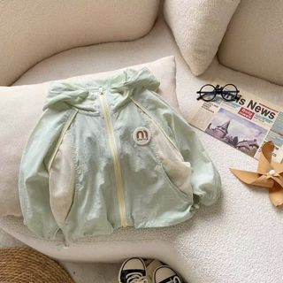 Áo khoác chống nắng bé trai mùa hè mỏng nhẹ có mũ – áo chống tia UV thoáng khí phối lưới