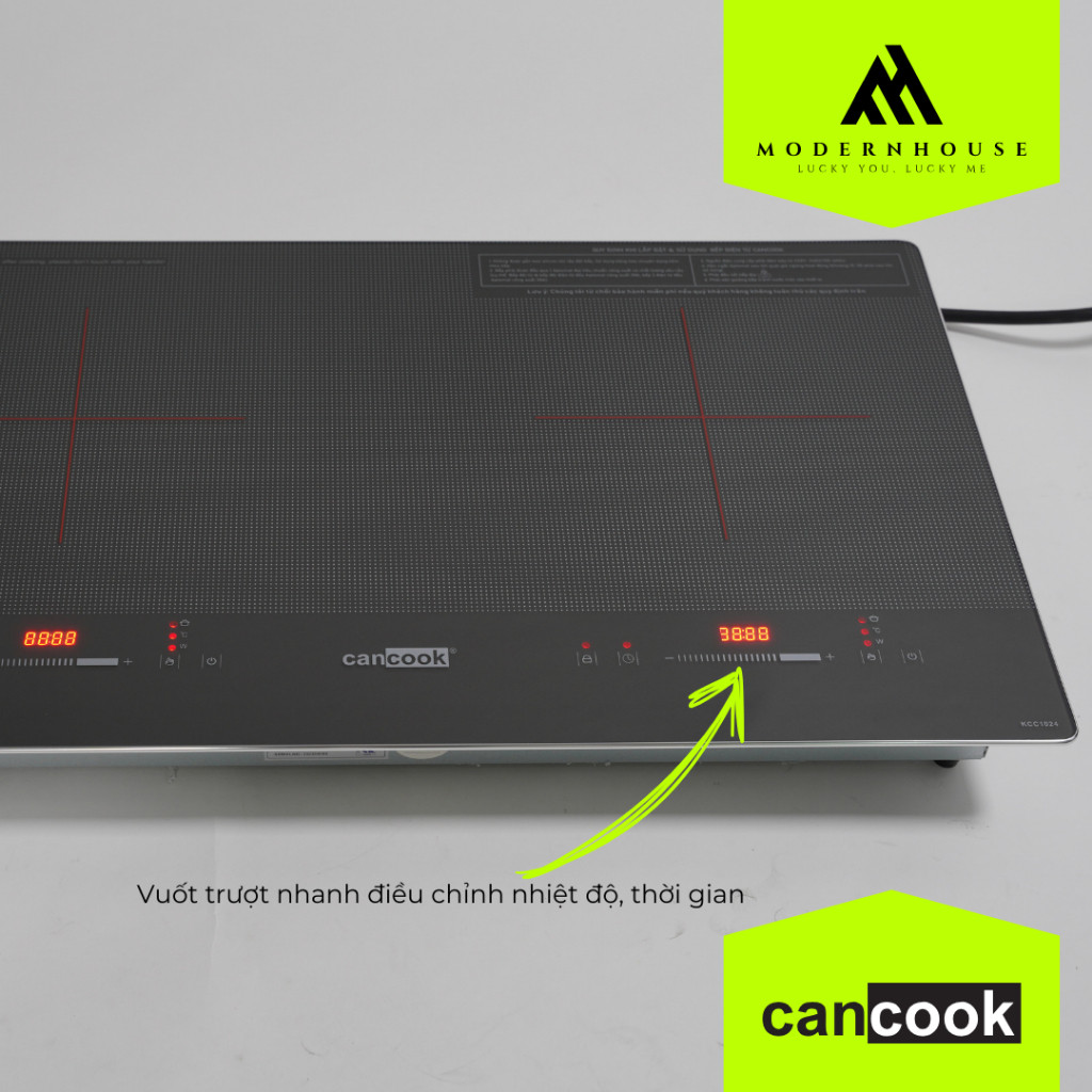 Bếp từ đôi CANCOOK KCC1024