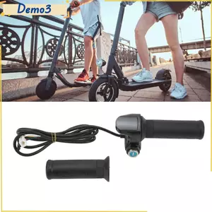 Tay ga xe đạp điện, Màn hình LCD 22,2mm bên trong Xe tay ga điện Tay ga xoắn, Bền 36V 48V có phím Sửa đổi xe tay lái tốc độ